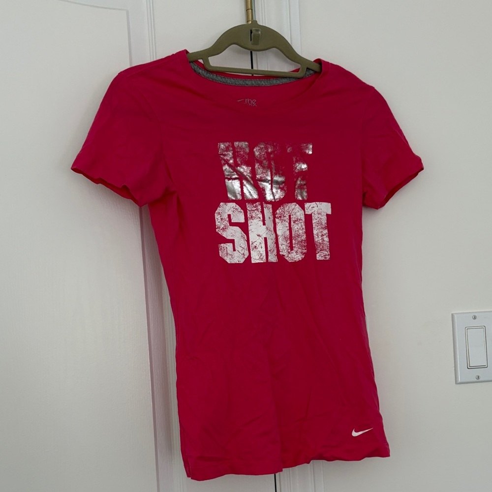 Nike Hot Pink Graphic Tee